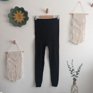 Blanqi Black Maternity Sport Support Leggings Size Large